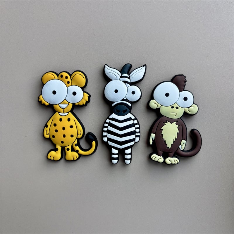 Custom-Shaped PVC Fridge Magnets With Personalized Logo and Colors