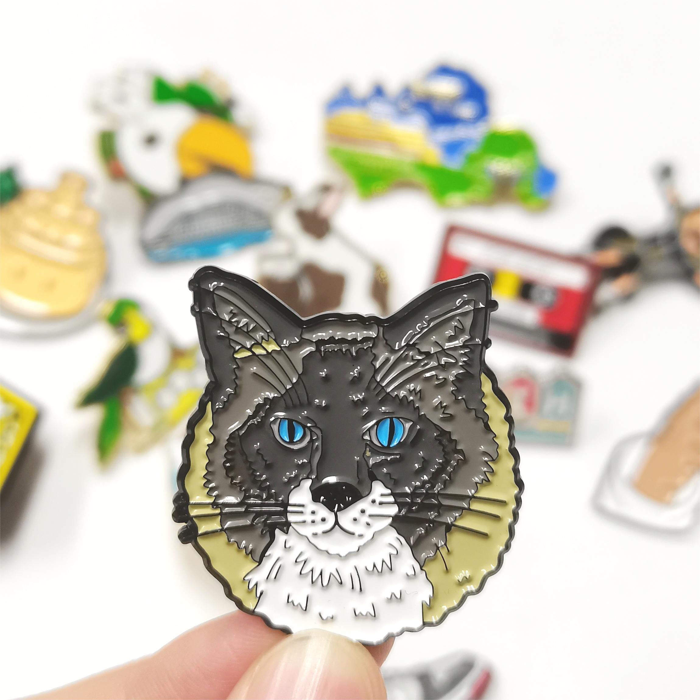 New Trend Factory Custom High Quality Hot Sale Enamel Pin Badge Supplier Metal Soft Enamel Hard Enamel Custom Brooch Lapel Pin