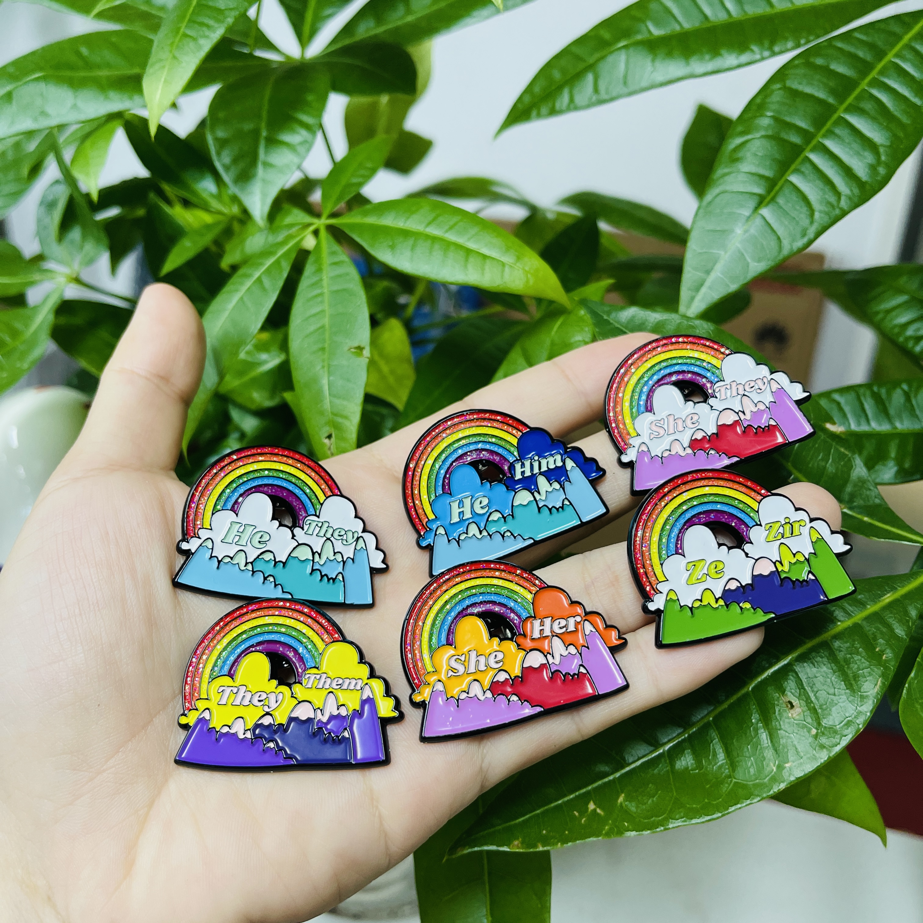 Exquisite Metal Animal Rubber Soft Enamel Pins