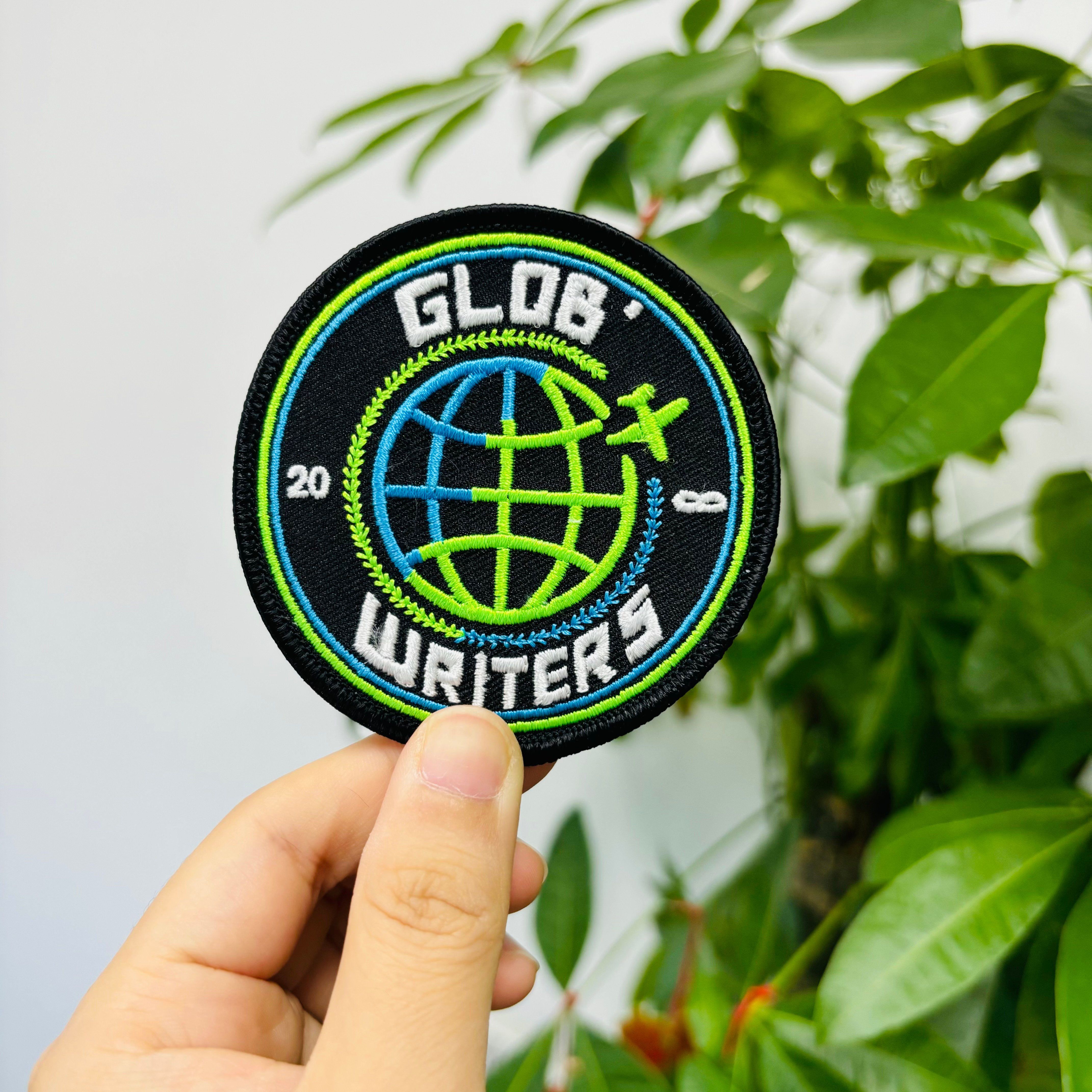 Custom Brand Name Logo Embroidery Patches For Clothing