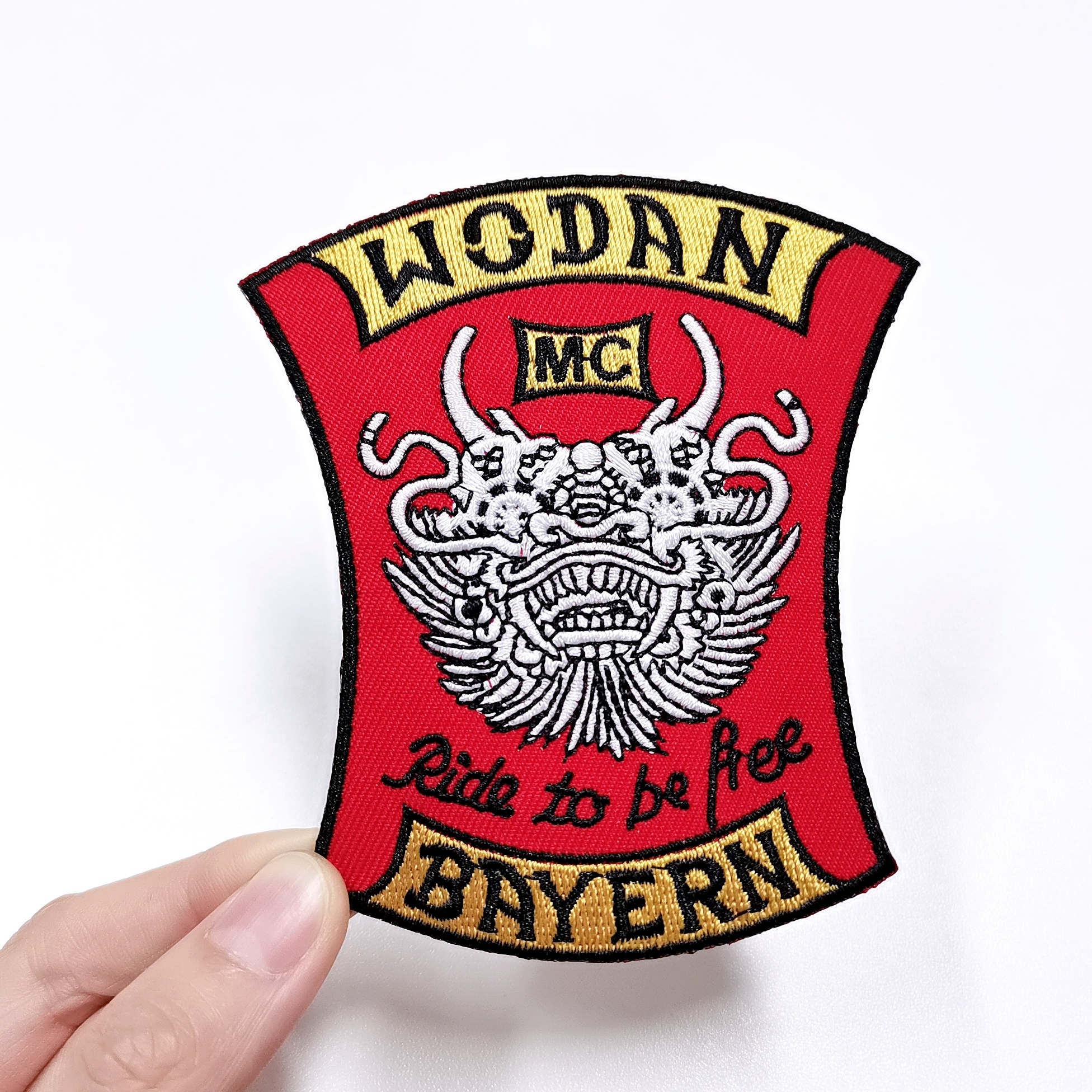 Custom Embroidery Cartoon Design Woven Patches