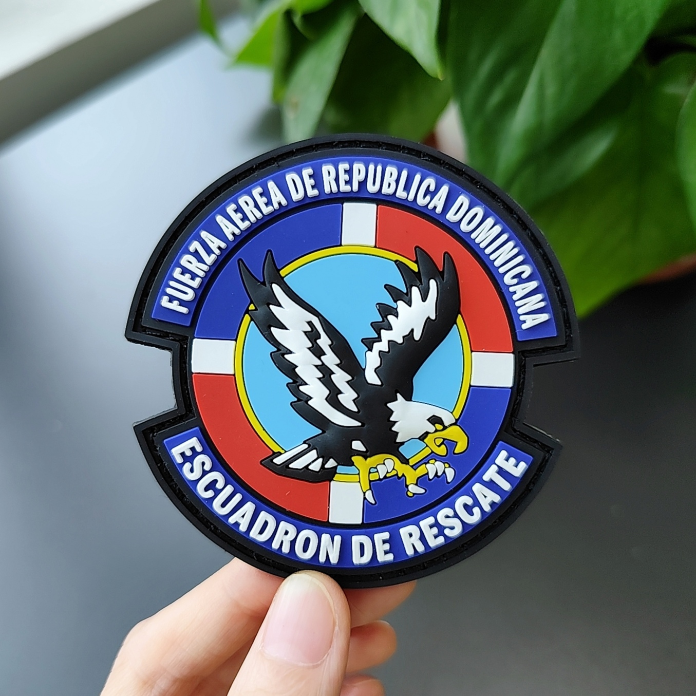 Custom Logo Soft PVC Embossed Rubber Patch For Clothes