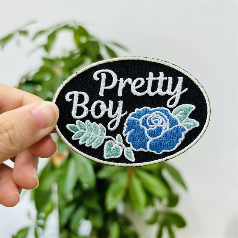 Custom Iron-On Embroidered Patches for Apparel 