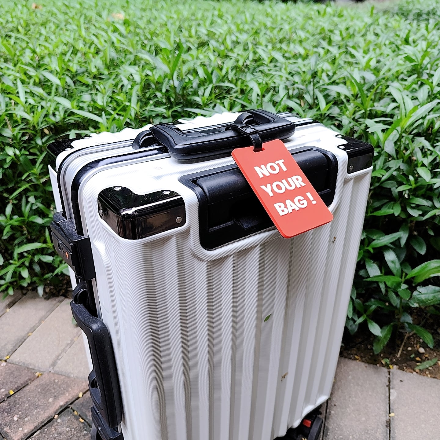 3D Airplane Travel Tag Promotional Gift Soft PVC Rubber Luggage Tag With Name Card for Backpack School Bag Decoration