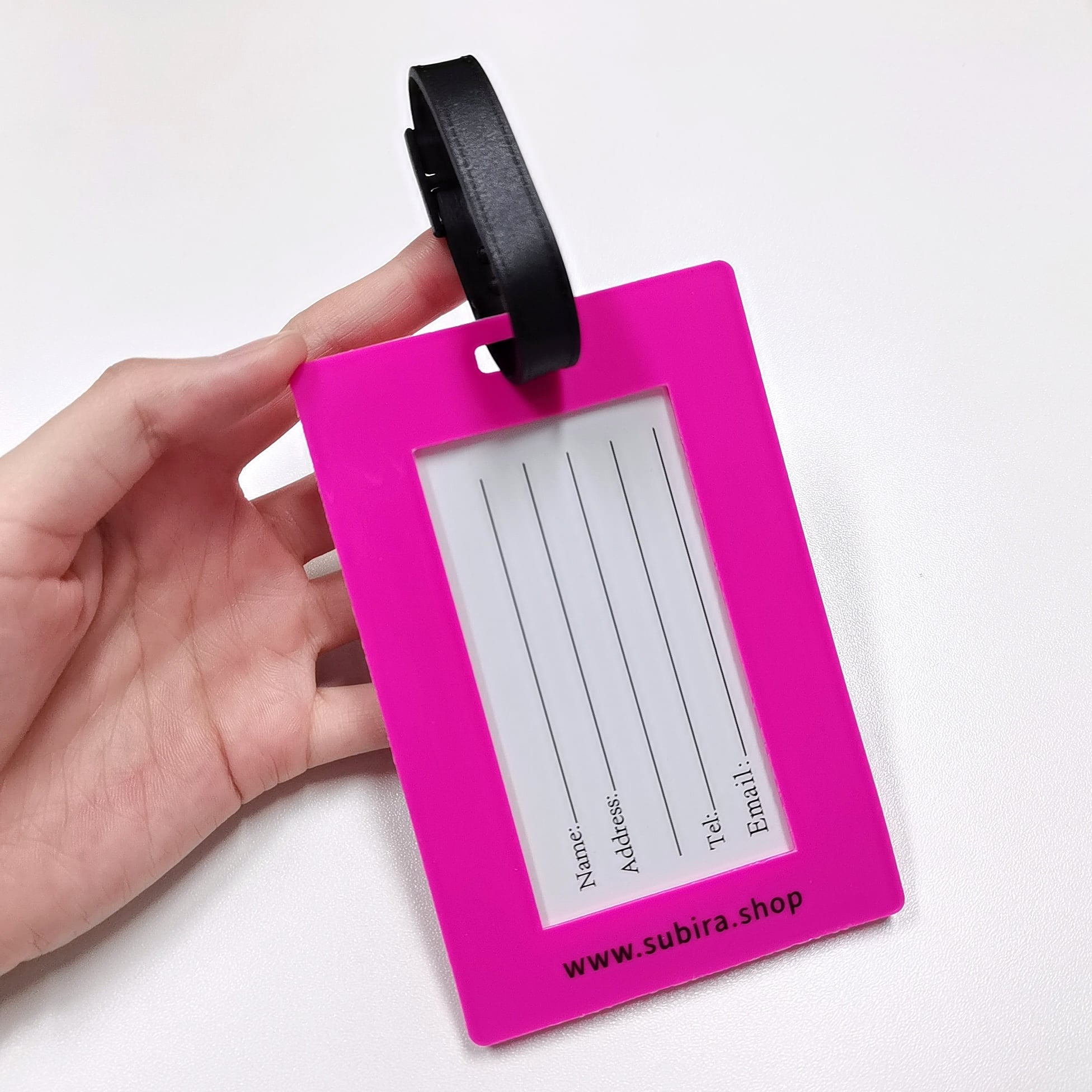 Custom 3D Logo Business Promotional Gifts Low MOQ New Design Travel Tag 3D PVC Rubber Luggage Tag for Bag School Bag