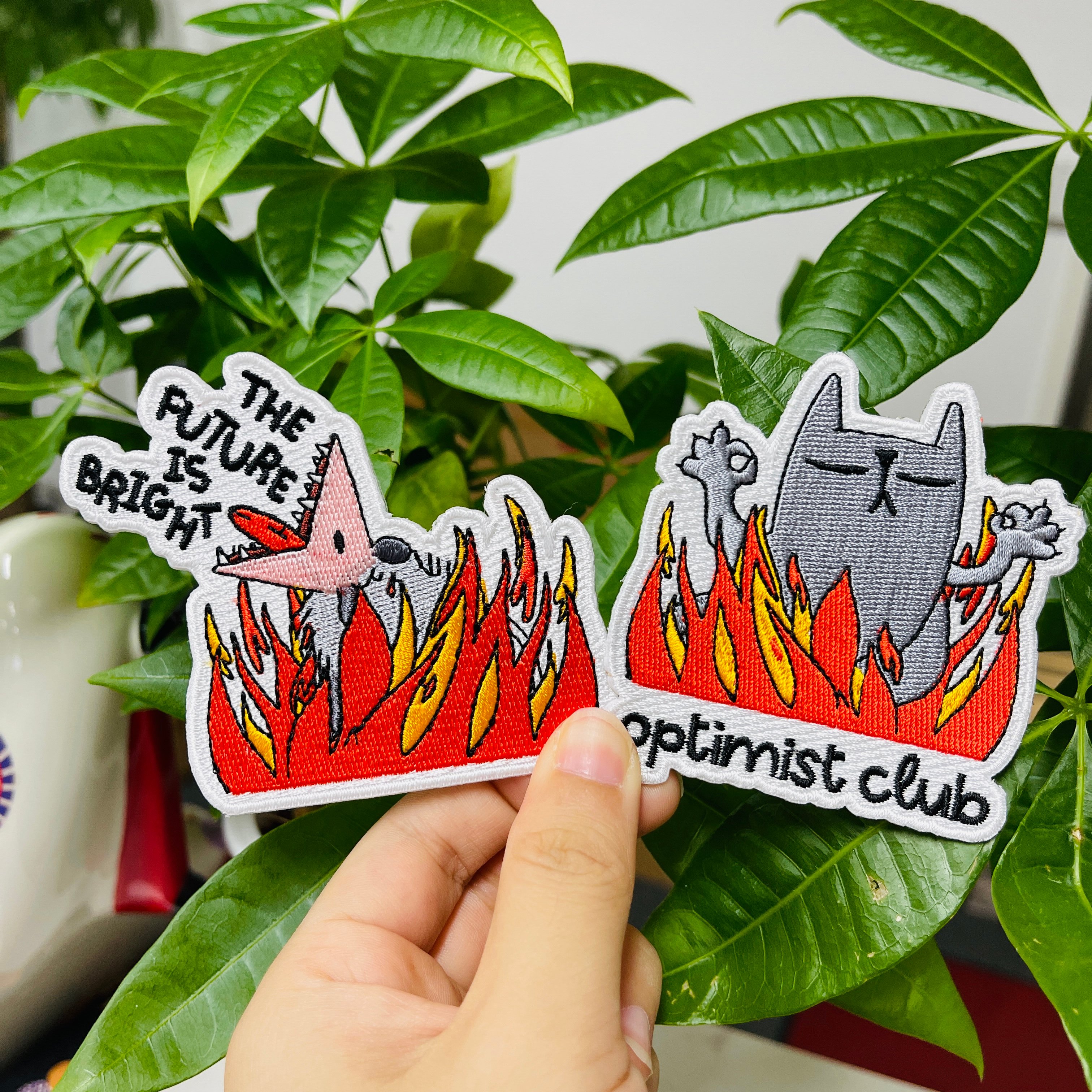 Custom Logo Sew On Garment Embroidered Clothing Patches