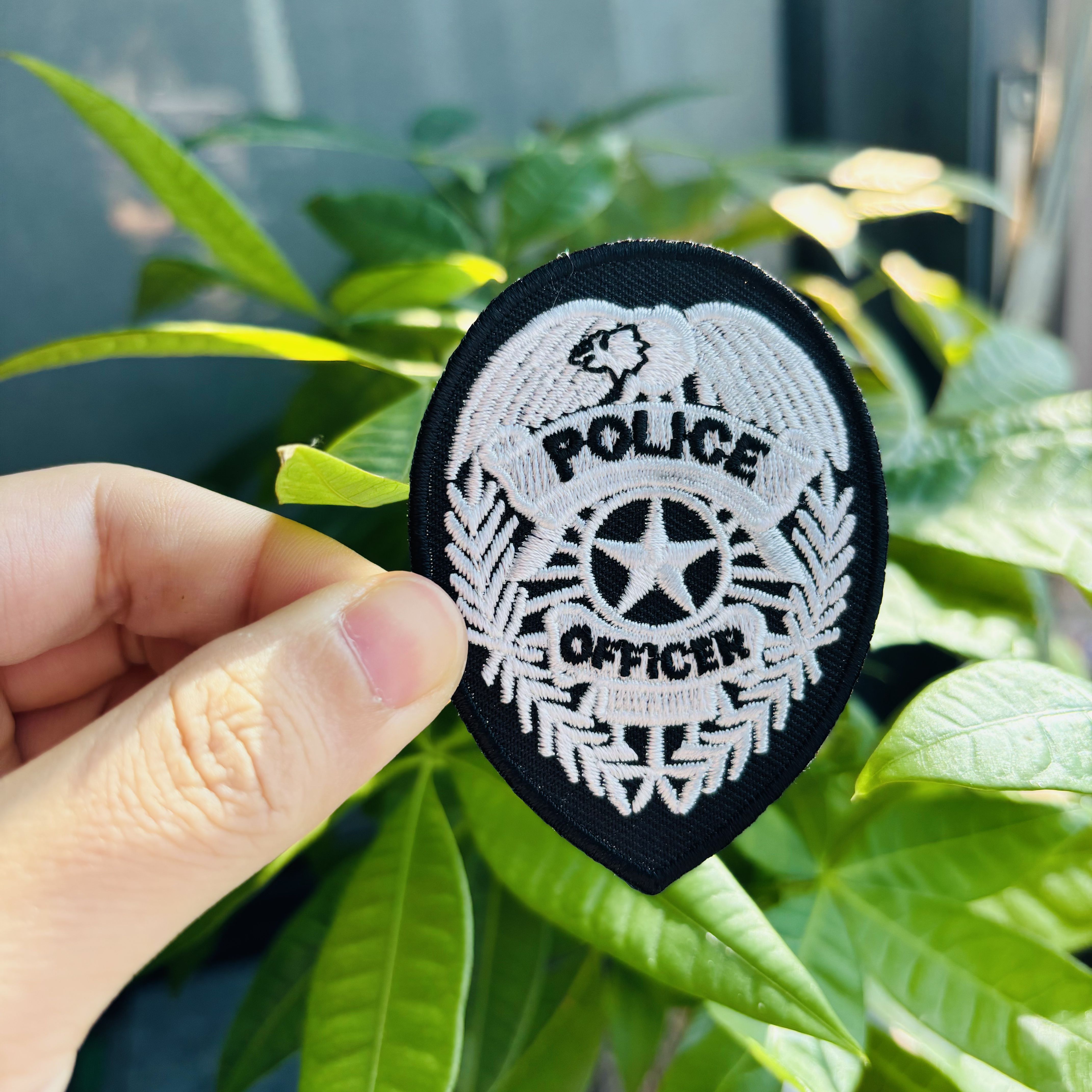 Embroidered Eyes Love Skull Letter Punk Style Metallic Line Clothing Accessories DIY Embroidery  Patch