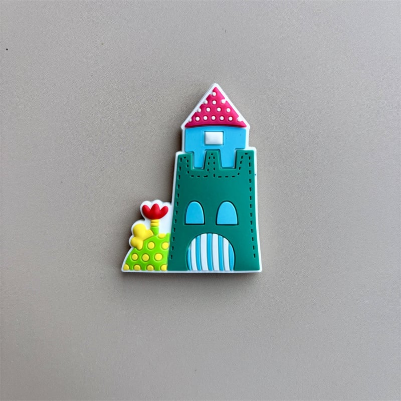 Custom City Landmark PVC Fridge Magnets for Travel Souvenirs