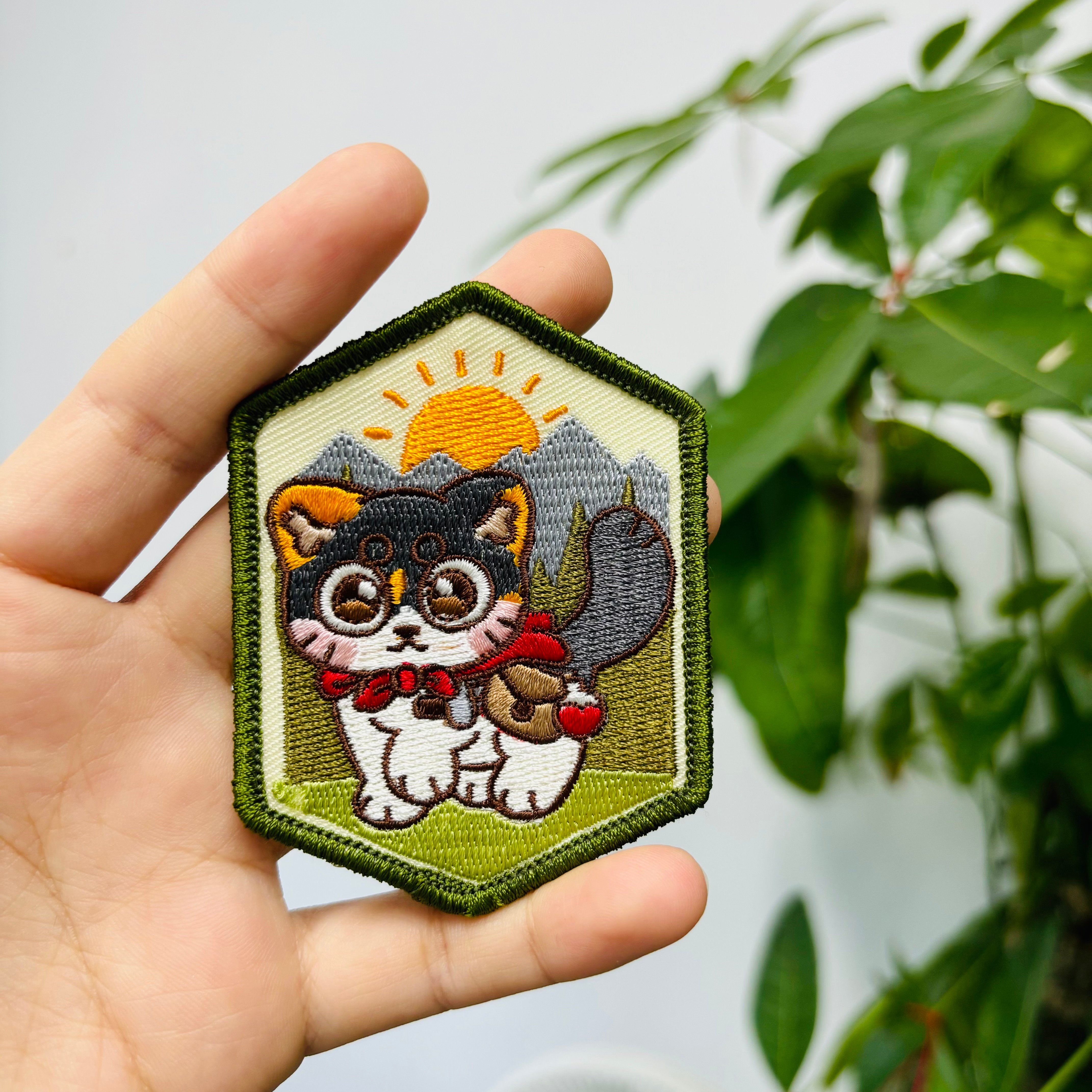 Custom Press Iron on Embroidered Patches for Clothing