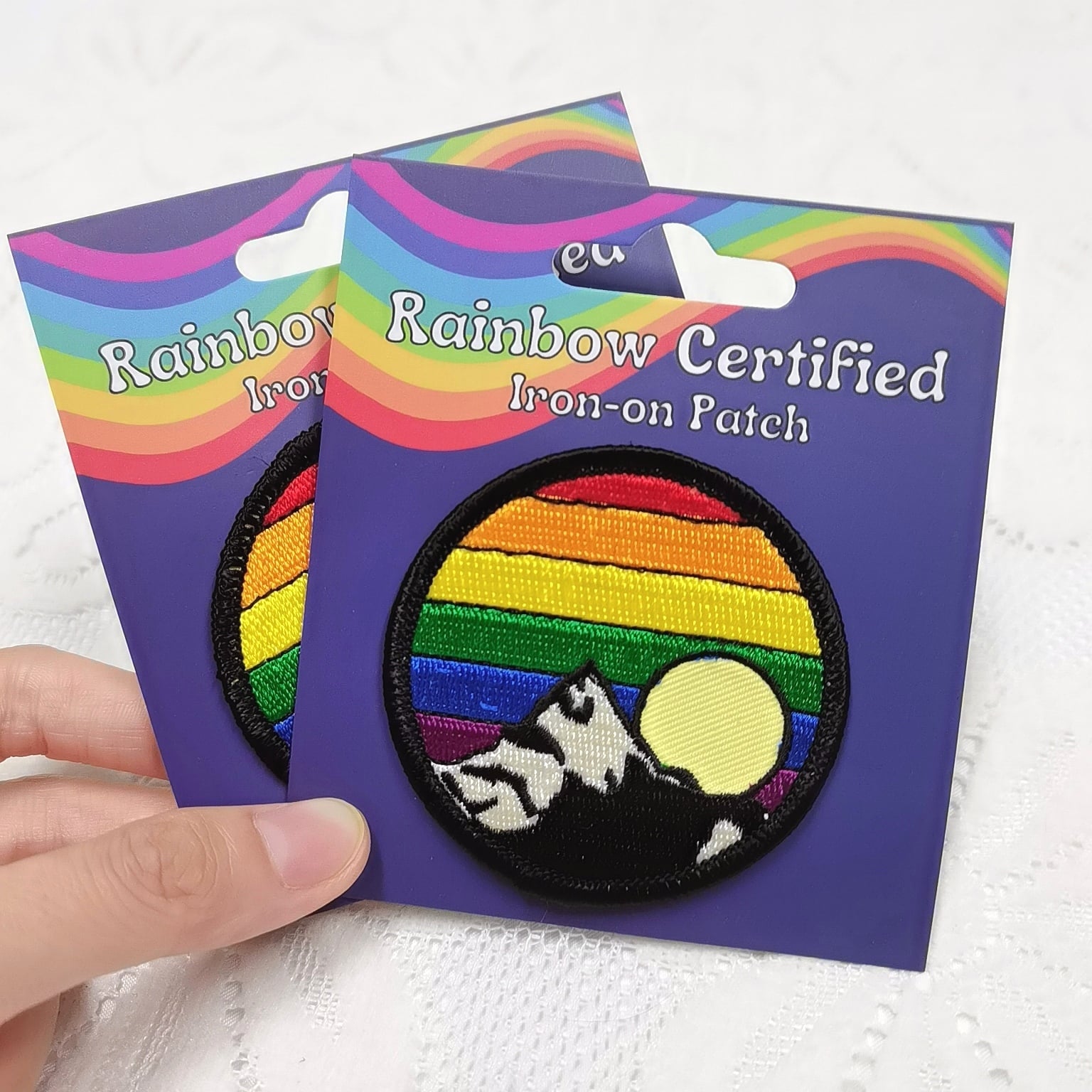 Custom Sew on Self-adhesive Heat Cut Border Patches