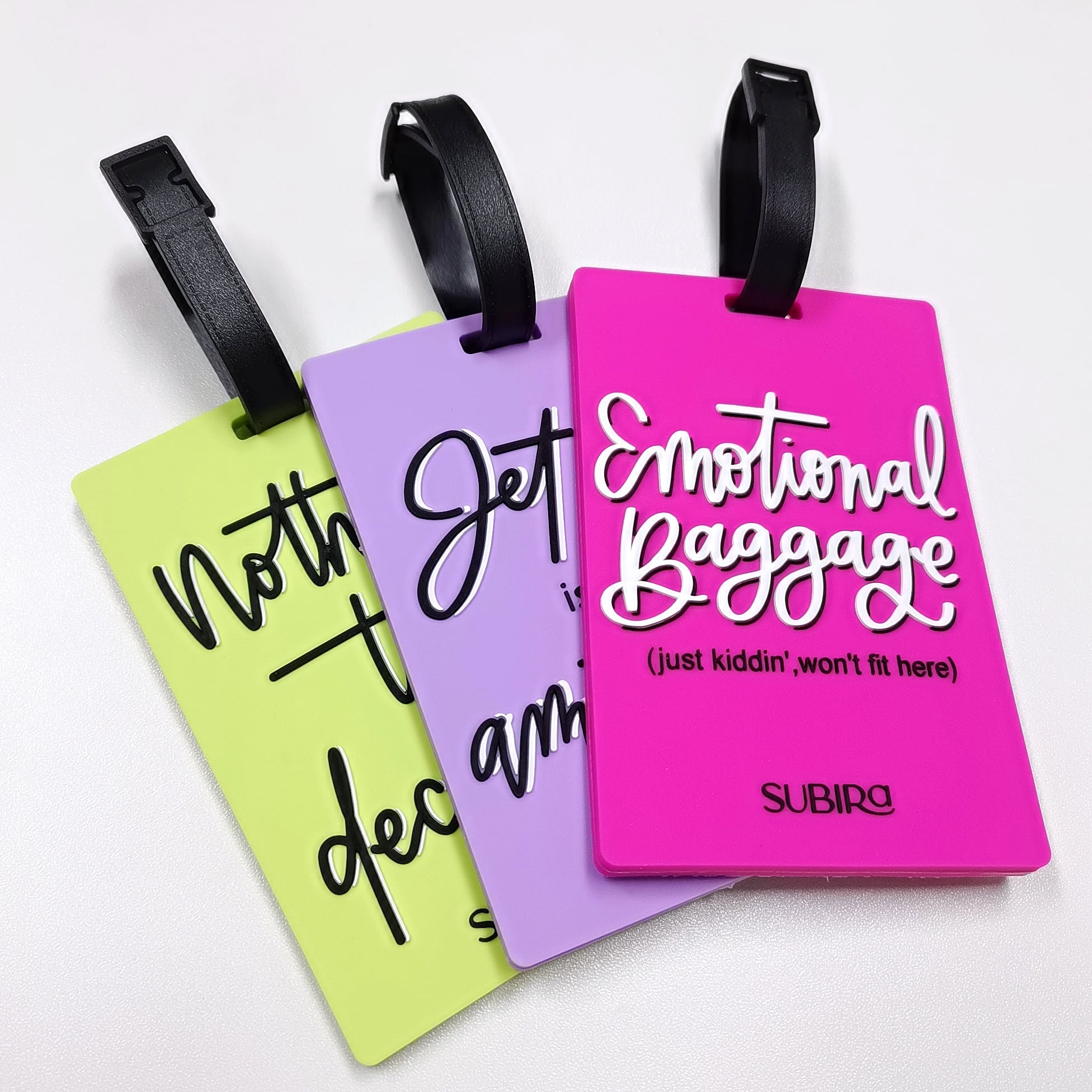 Custom 3D Logo Business Promotional Gifts Low MOQ New Design Travel Tag 3D PVC Rubber Luggage Tag for Bag School Bag