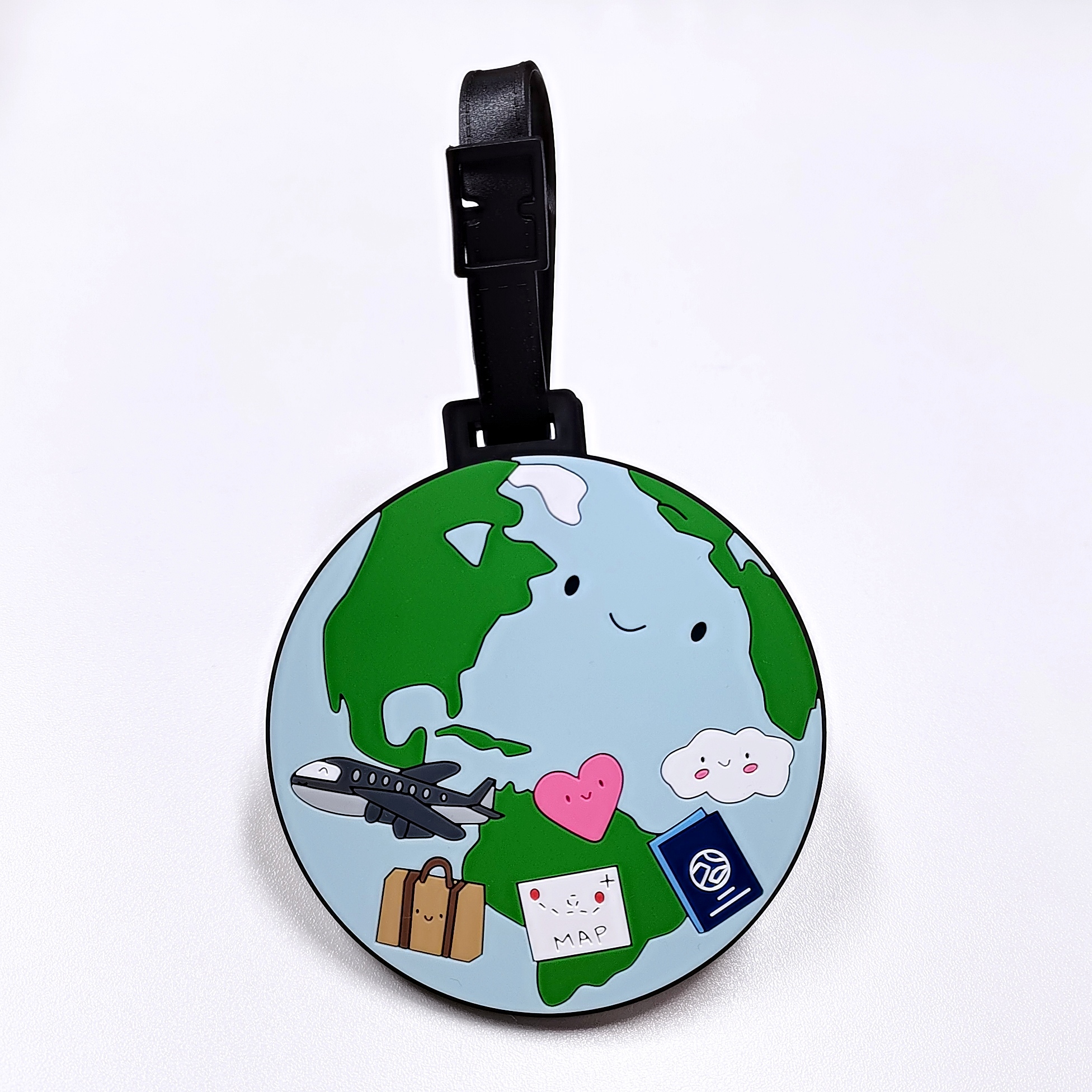 New Design Low Price Red Blue Brown professional Luggage Tag Custom Colors Pattern Gift Travel Luggage Tag