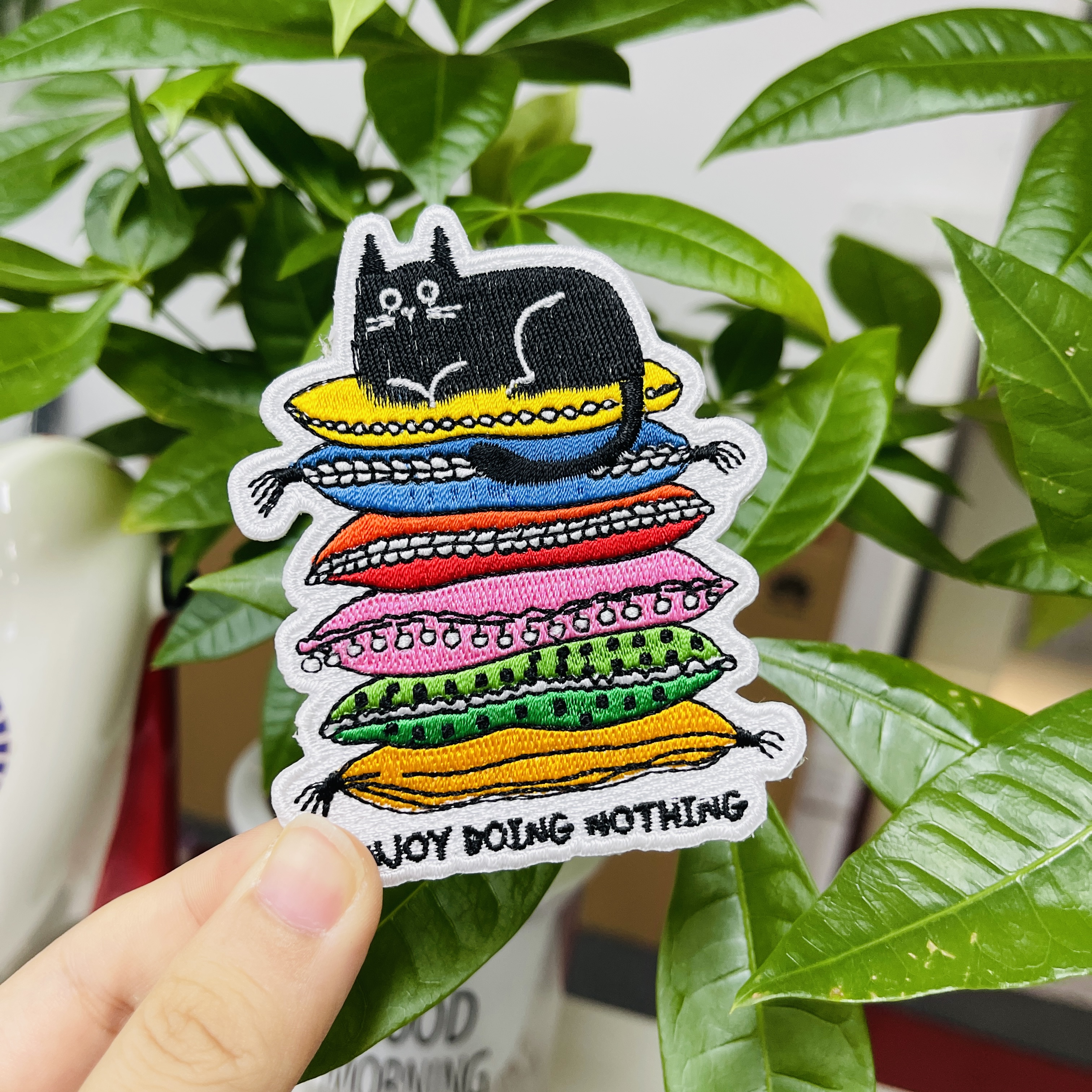 Custom Logo Sew On Garment Embroidered Clothing Patches