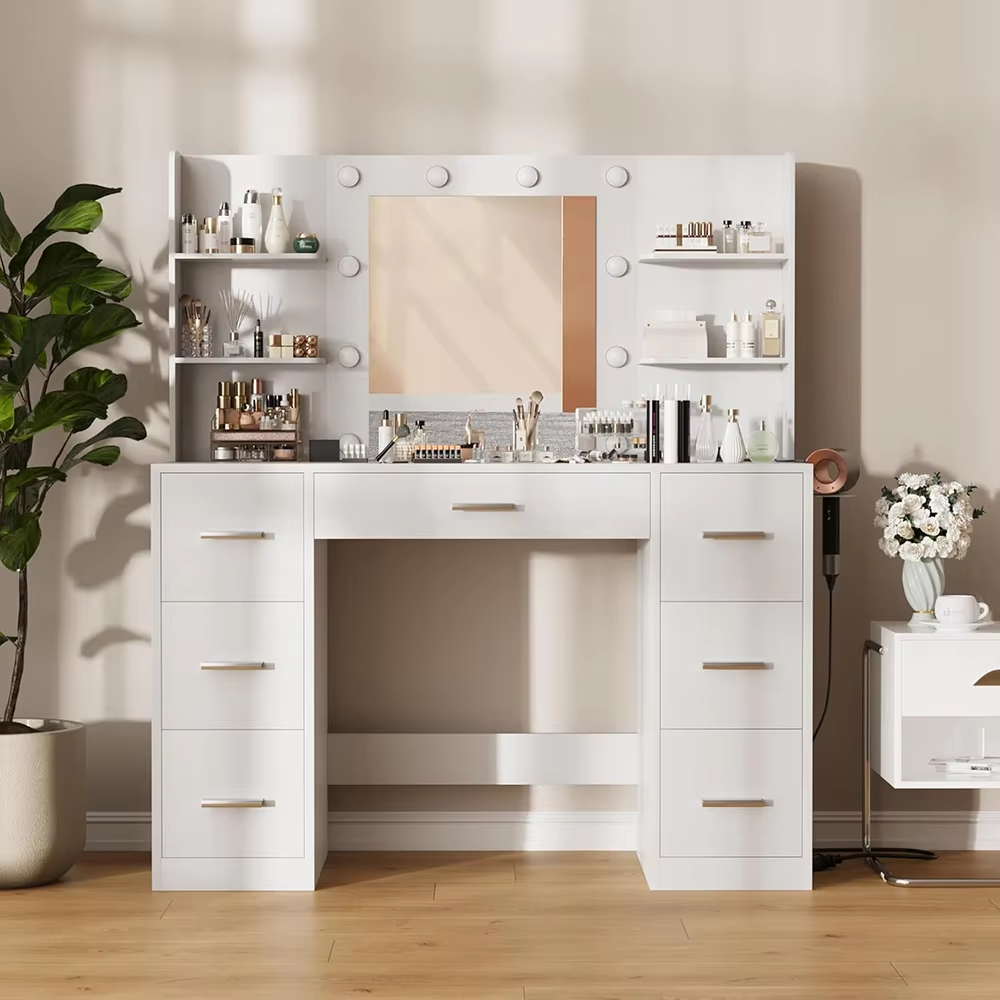 Transform Your Space with a Stylish Makeup Vanity with Drawers