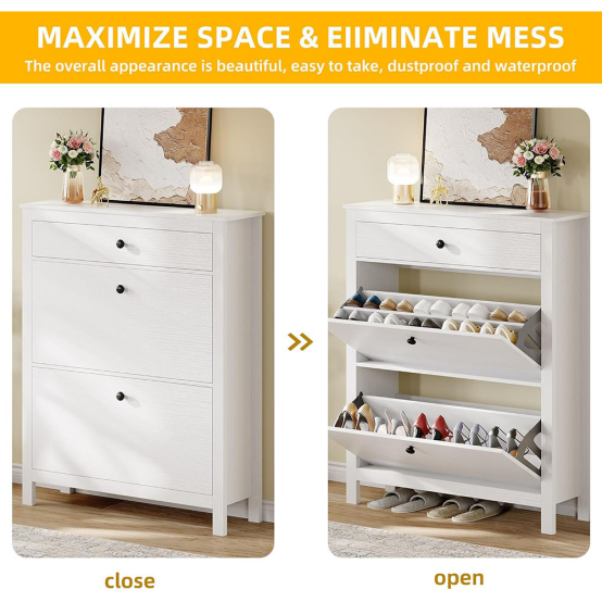 Slim profile optimized for narrow spaces