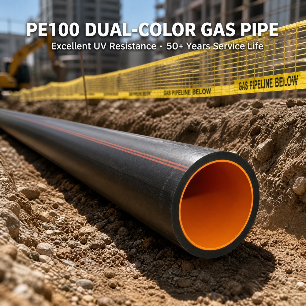 Aprovizionare conducte PE conforme standardelor ISO 4437 pentru rețelele de gaze.
