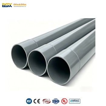 PVC irrigation pipe