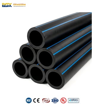 High pressure HDPE pipe for water supply