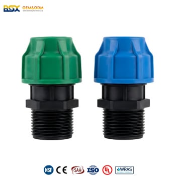 PP Compression Male Adaptor