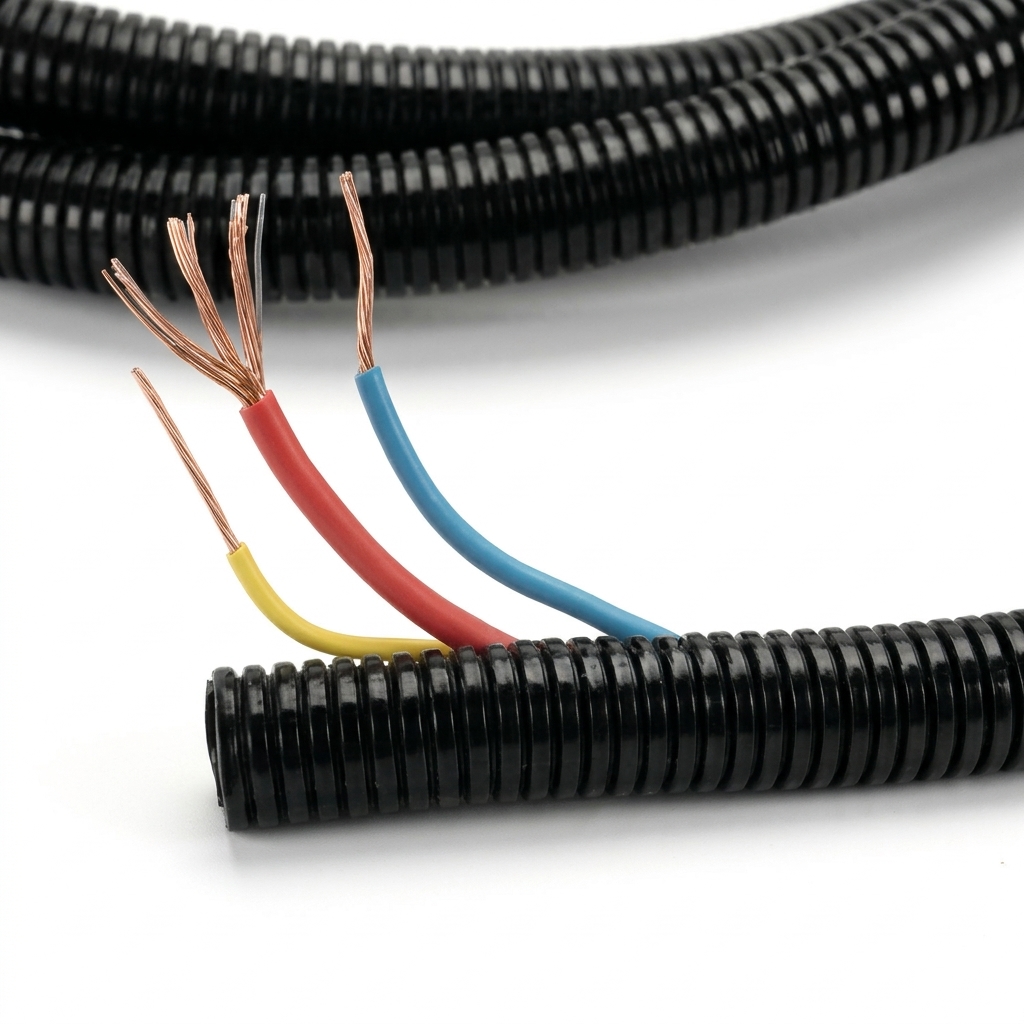 BSX PA flame-retardant corrugated pipe