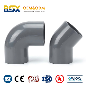 PVC Elbows (90-Degree & 45-Degree)
