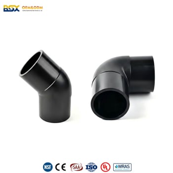 HDPE Fusion 45° & 90° Elbows