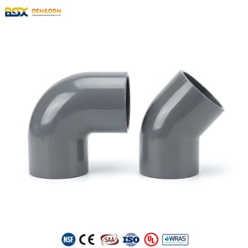 PVC Elbows (90-Degree & 45-Degree)
