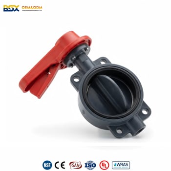 PVC Handle Butterfly Valves (Industrial Grade)