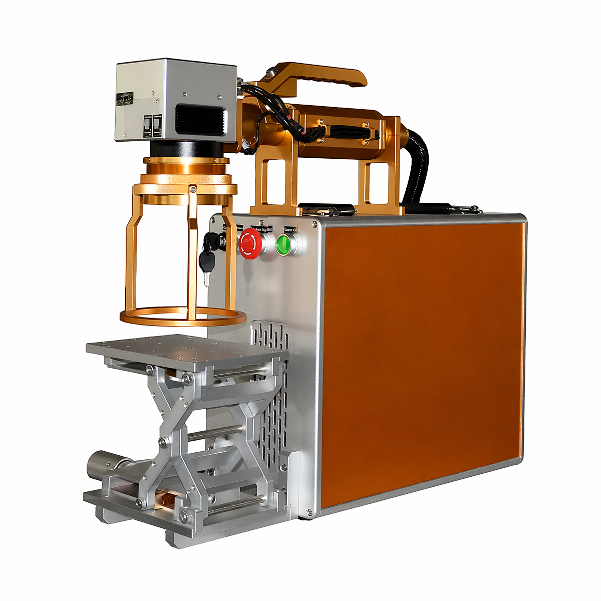 Handheld Stainless Steel Fiber Mark Laser Engraving Machine