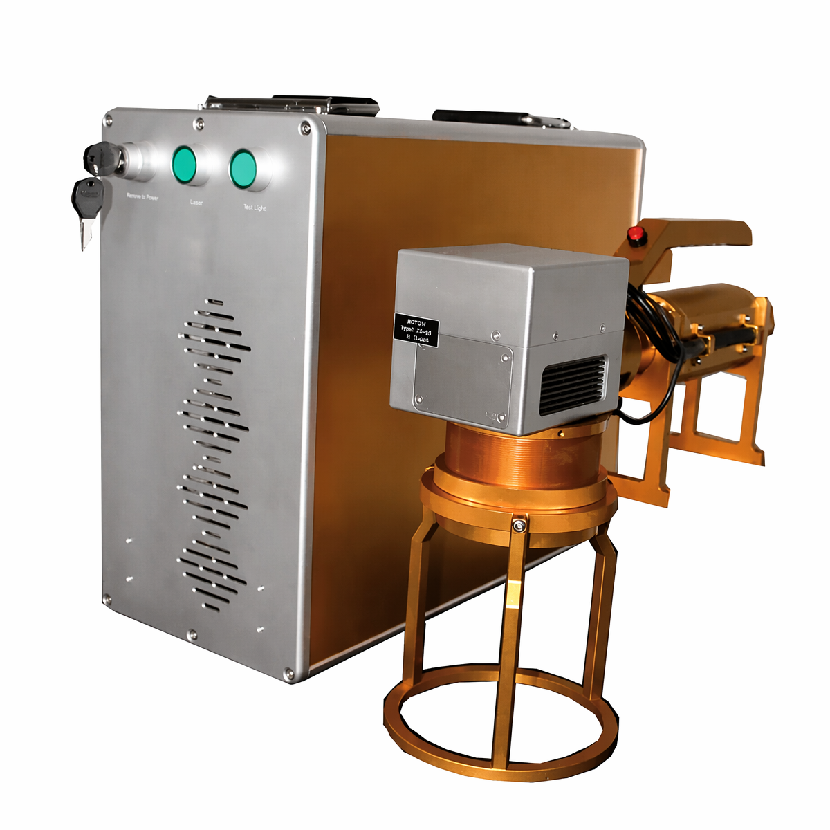 Handheld Stainless Steel Fiber Mark Laser Engraving Machine