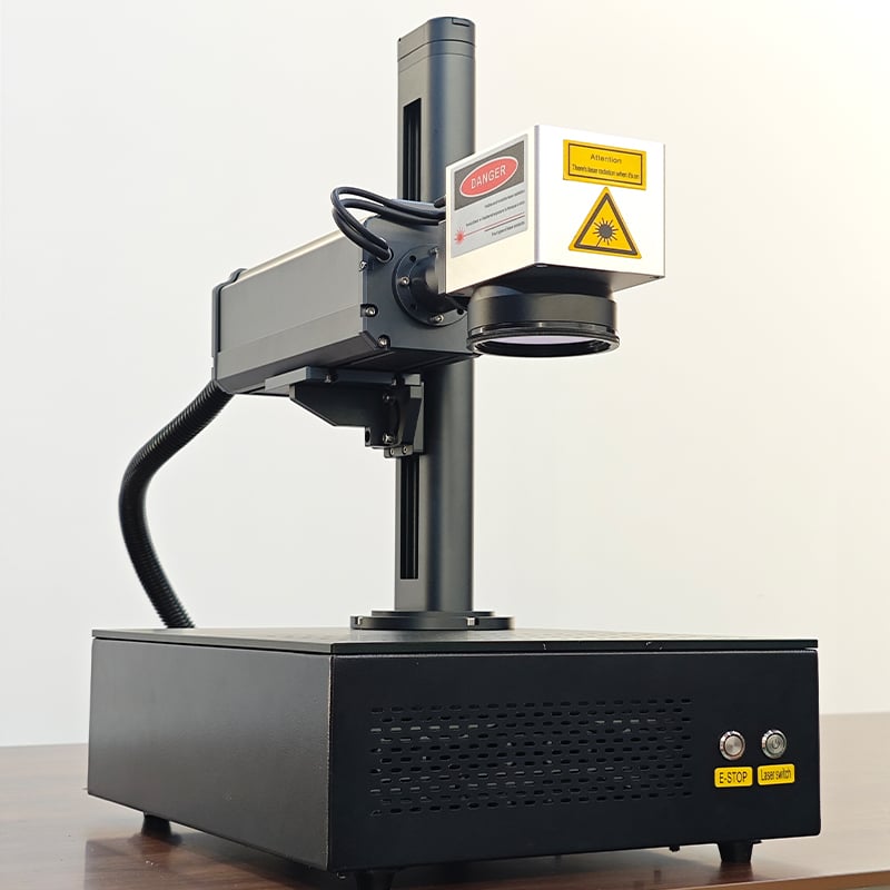30W · 50W · 60W · 100W | Pulsed fiber laser | Air-cooled benchtop design
