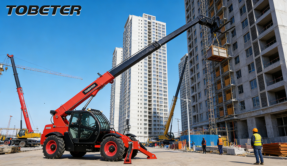 High-Rise Building Machinery: Cranes and Hoists