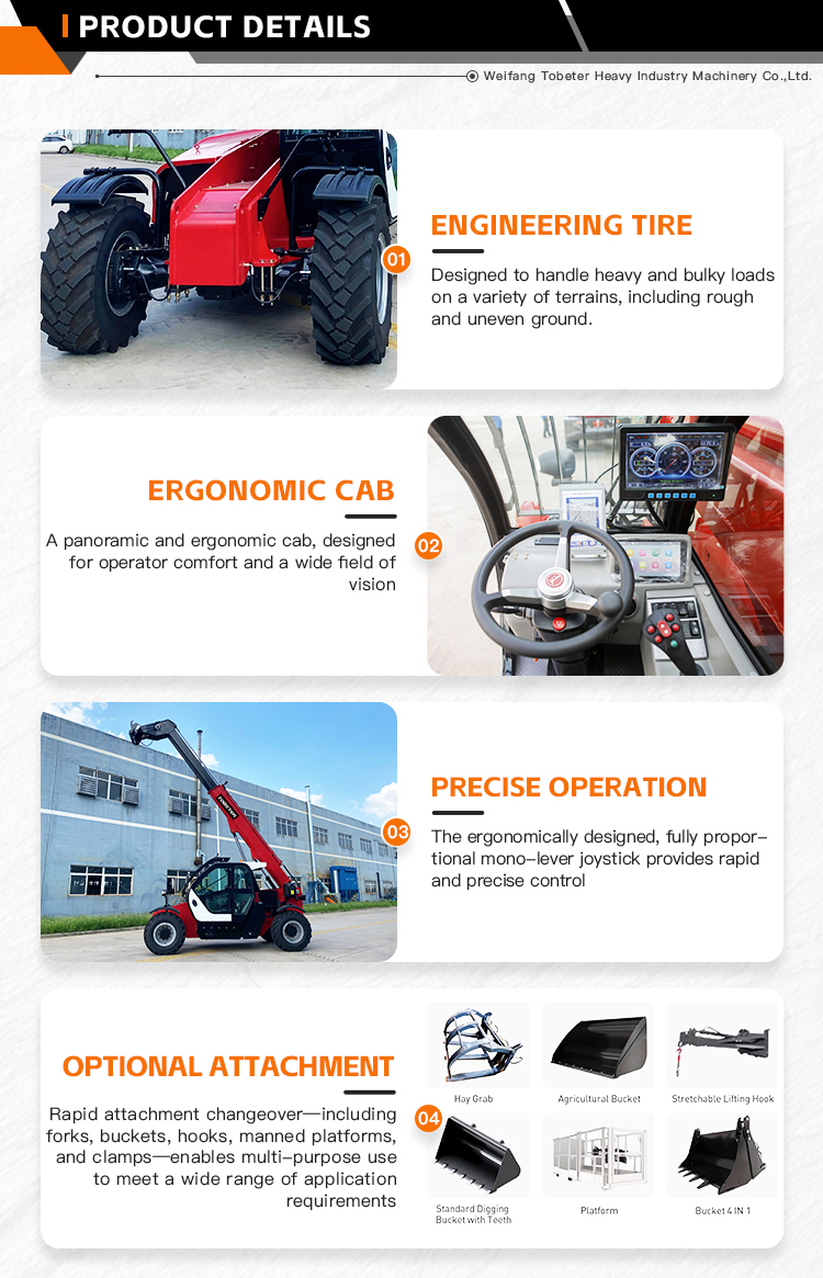 3 ton Small Telehandler