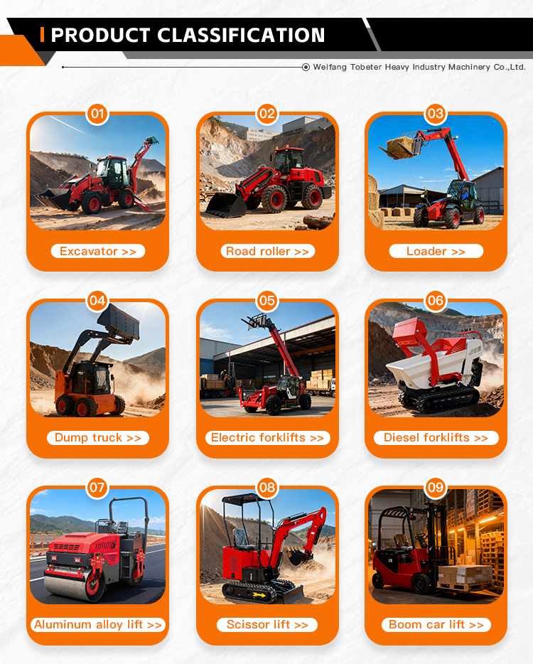 2.5 ton Compact Telehandler TR625 details