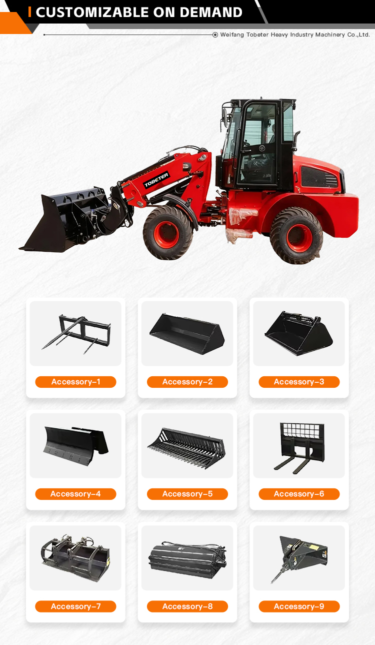 1.8 ton Telescopic Loader