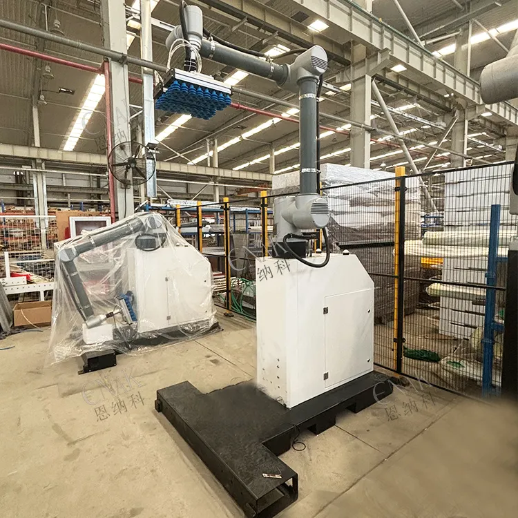 Wie erreicht die Tianjin ENAK Roboter-Palettiermaschine eine präzise automatisierte Stapelung für diverse Produkte?
