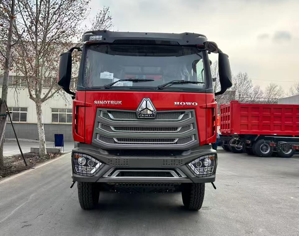 SINOTRUK HOWO NX 8X4 Tipper Truck with 371 Horsepower and 25 m³ Tipper Box Suitable Mine Transportation for Sale.
