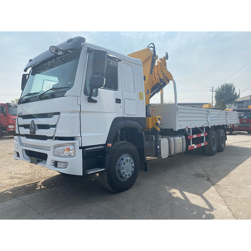 Truck mounted crane truck with 8 ton crane