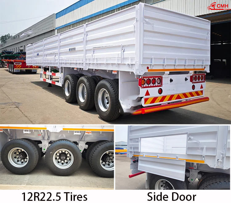 Tri Axle Side Wall Trailer