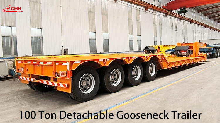 New 2 Axle Removable Gooseneck Trailer
