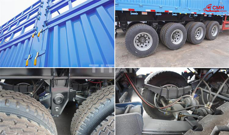 4 Axle Animal Transport Livestock Trailer