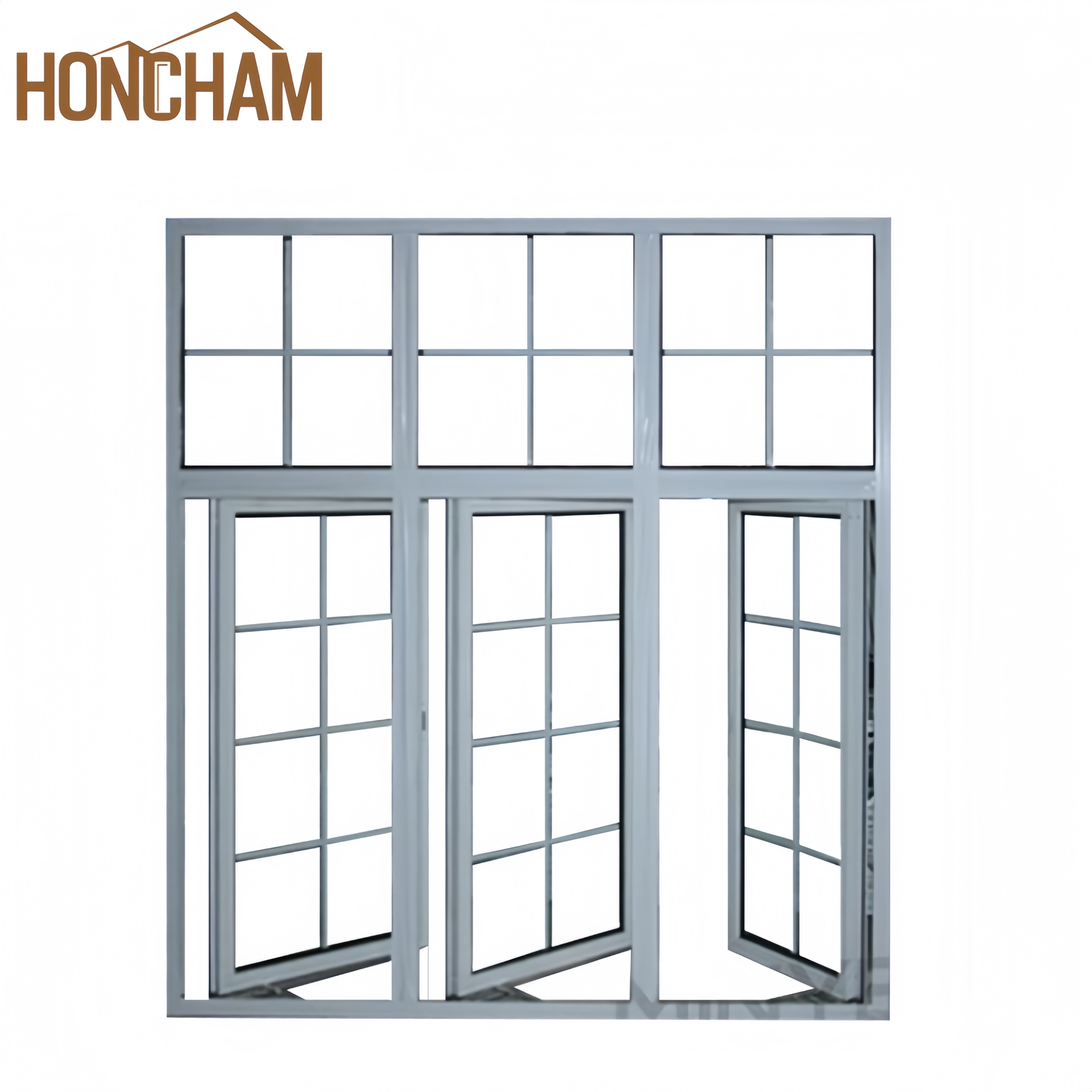 UPVC Windows with Grids | Colonial & Prairie Style Casement Muntins
