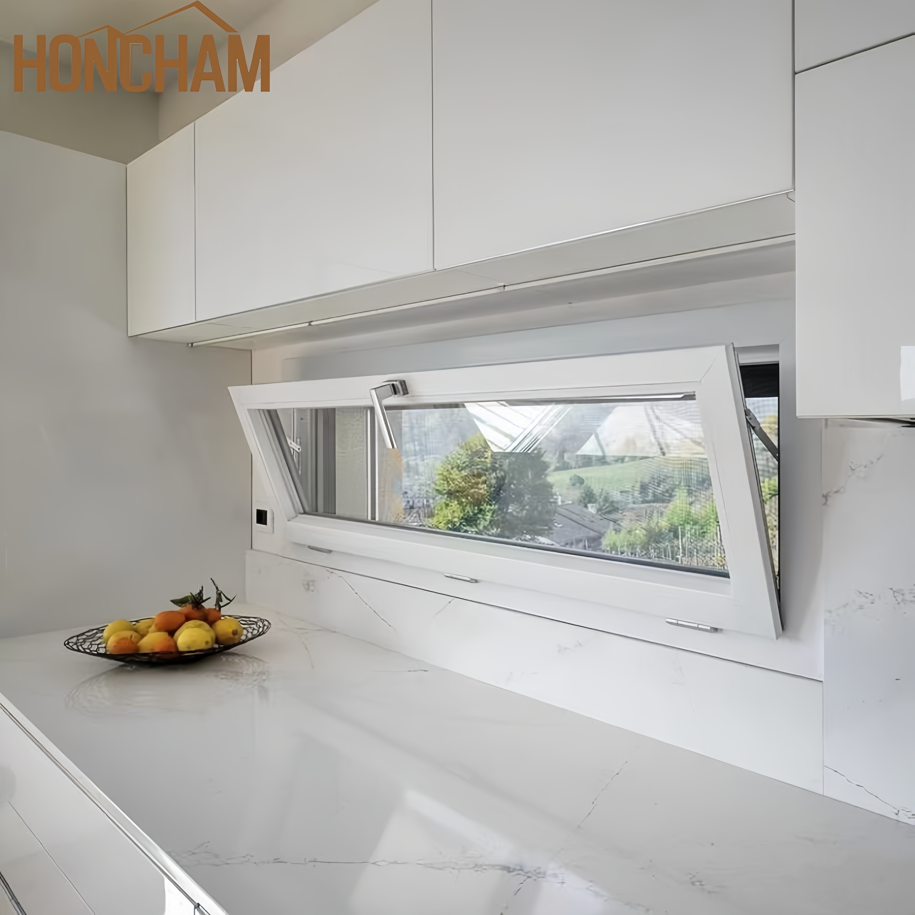 UPVC Awning Windows | Top Hung Ventilation Windows for Rain Protection