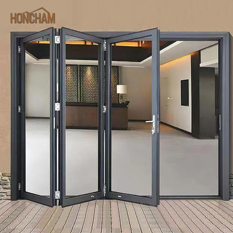 Modern Aluminum Folding Door | Bi-Fold Patio Glass Doors for Interior & Exterior