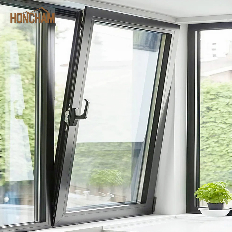NFRC Hurricane-Proof Thermal Break Aluminum Tilt and Turn Windows