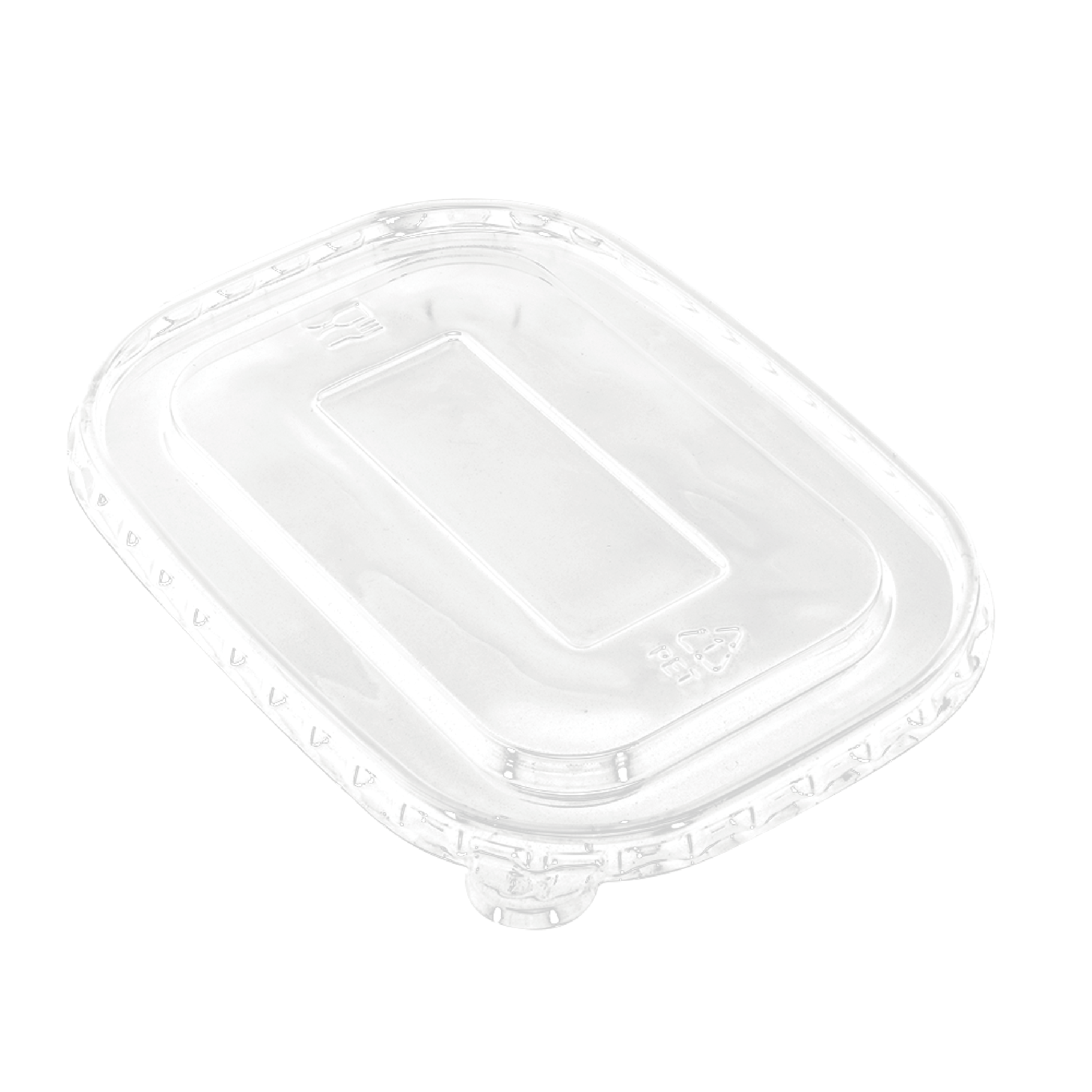 Fanpak PET/rPET Plastic Lid 