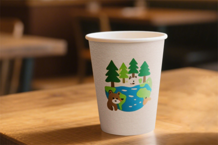 Insulated Paper Cups for Hot & Cold Beverages 