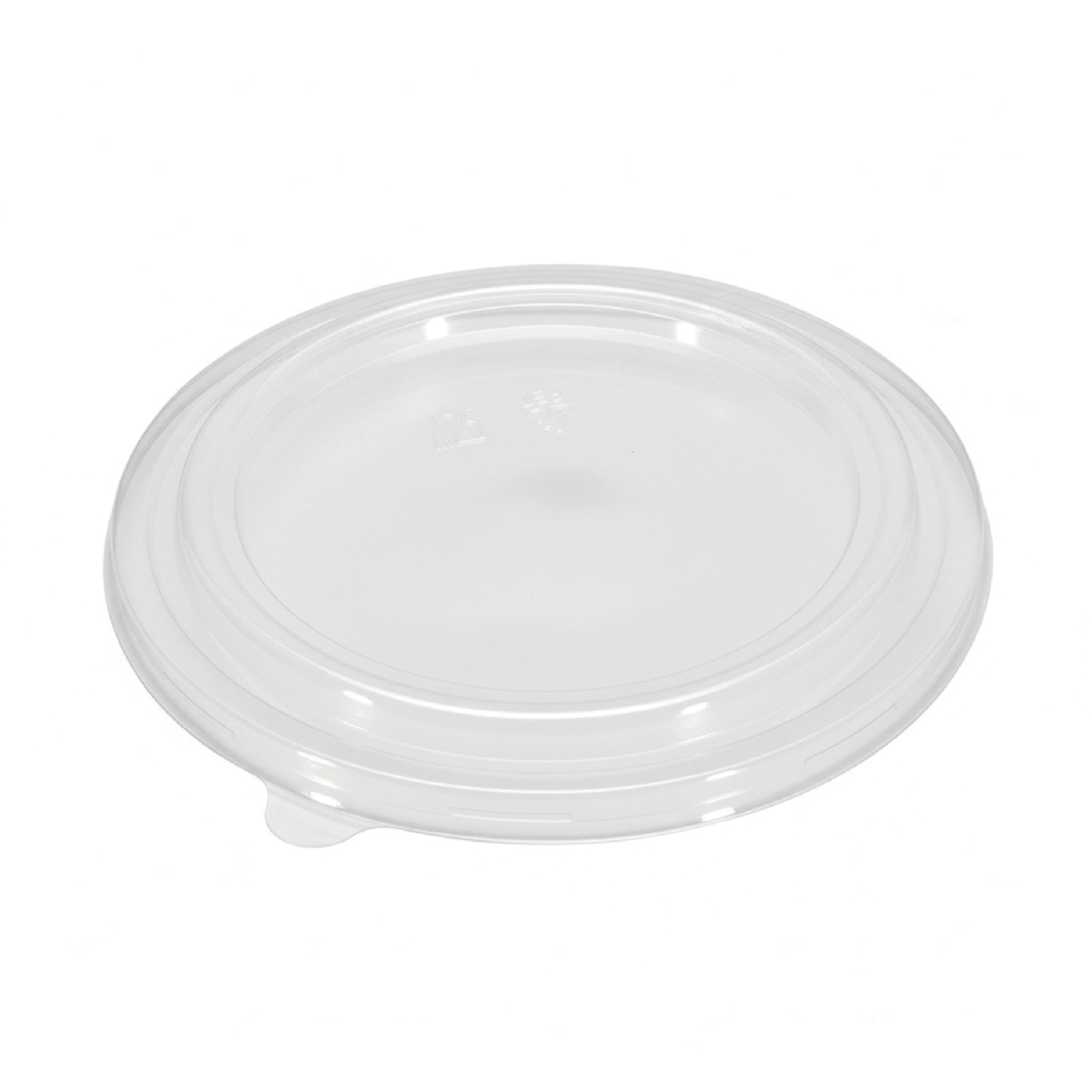Customizable PET/rPET Lid for Paper Bowl