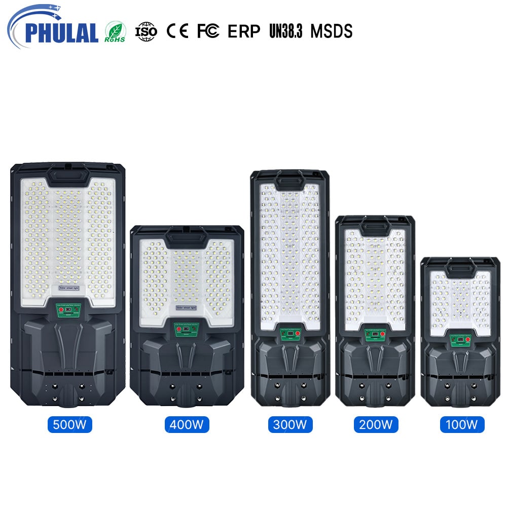 Energy Saving Outdoor Waterproof Ip65 Solar Light 100W 200W 300W 400W 500W Integrated All in One Project Led Solar Street Lights