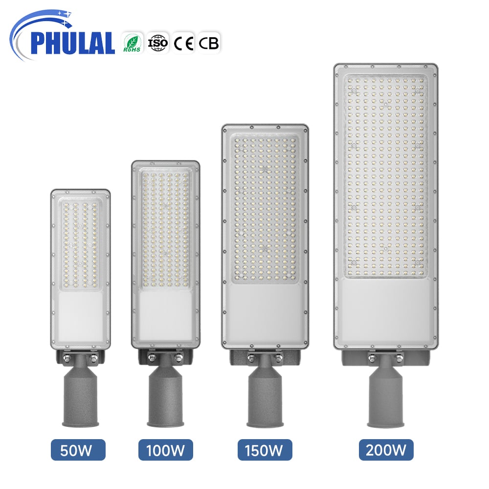 High Brightness Factory Direct 50W 100W 150W 200W IP65 Waterproof Aluminum Outdoor Led Street Light